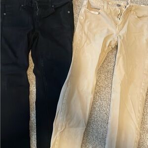 AE Black and khaki Jeggings